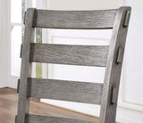 ZNTS Gray Color Dining Chairs Padded Seat Set of 2pc Side Chair Ladder Back Kitchen Dining Room B011P246316