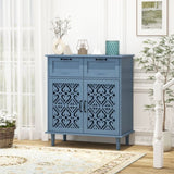 2 Door 2 Drawer Cabinet, American Furniture, Suitable for Bedroom, Living Room, Study W688P179040