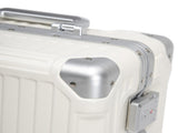 20 Inch Carry On Luggage, Aluminum Frame ABS Hard Shell Suitcase with USB Charging Port, Foldable W2787P536207