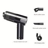 Wireless silver Car vacuum cleaner wireless usb charging car vacuum cleaner home handheld mini 39913046