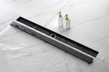 36 Inches Linear Shower Drain with Removable Cover, 304 Stainless Shower Drain Included Hair W92891550