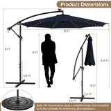 10 Feet Umbrella with LED Lights 91741956