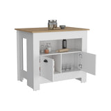 Arlet Kitchen Island Two Door Cabinet and Shelf B200P173164