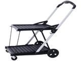 Collapsible Utility Multi Use Functional Collapsible Shoppings 2-Tier Collapsible Shopping W465P145340