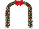 Christmas Artificial Tree Archway Decoration, Realistic PVC Holiday Tree Arch Frame for Outdoor 87110198