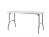 300 lbs Load Capacity Folding Commercial Prep Table, 48 x 24 Inch Stainless Steel Workstation, 95577285