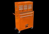 ZNTS High Capacity Rolling Tool Chest with Wheels and Drawers, 8-Drawer Tool Storage Cabinet--ORANGE W110259203