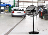 20 Inch Pedestal Floor Fan 5000CFM, Oscillating Standing Fan, Adjustable Rod, 100% BLDC Copper 93438497