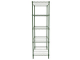 5-Layer Adjustable Display Rack Iron Household Shelf with Adjustable Feet 29.13*13.39*59.06in Forest 83121925