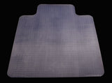 2PCS 90 x 120 x 0.2cm PVC Home-use Protective Mat for Floor Chair Transparent 53021338