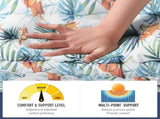 Outdoor Bench Cushion, 60 20 4 Inch, Tufted Waterproof Swing Cushion with Ties, for Patio Bench 64372140
