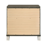 Dark Champagne 2-drawer Nightstand B062P186502