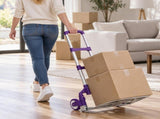 Portable Aluminium Cart Folding Dolly Push Truck Hand Collapsible Trolley Luggage Purple 09846099