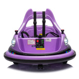 ZNTS 12V ride on bumper car for kids,electric car for kids,1.5-5 Years Old,W/Remote Control, LED Lights, W1396132723