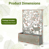 2PCS Decorative Raised Garden Bed 56272740