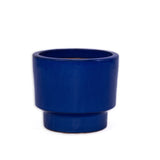 Handmade Solid Blue Glazed Ceramic Planter Set of 3, 15/12/9 Inch Diameter, for Succulents & Flowers W3273P321546