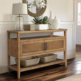 2 Door Storage Console Table B035P256575