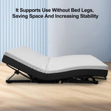 Zero-Clearance Adjustable Bed Base Frame Head and Foot Incline Quiet Motor Queen Size Zero Gravity, W1038P241393