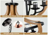 5-Light Modern Chandeliers W2738P242327