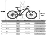 A2660 Bike 26 Inch Wheels, 21-Speed Full Suspension Mens Womens Trail Commuter City W1856P599412
