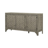 U_Style Designed Storage Cabinet Sideboard with MDFPine veneer , Adjustable Shelves, Suitable for WF531505AAE