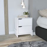 Luss Nightstand, Bedside Table with 2-Drawers B200P188859