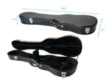 26" Tenor Python Pattern Leather Ukulele Case Black 14670546
