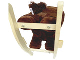 Kids Ride-On Rocking Horse Toy with Lullaby Song,Horse Rocking Toy with Hand Puppets and Safety Belt 00422976