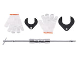 Inner CV Axle Puller Tool Set 5/8"-18 Slide Hammer 63mm 48mm CV Joint Adapter 51820369