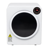 ZNTS Electric Compact Laundry Clothes Dryer, 13.2Ibs 6kg Tumble Dryer with Stainless Steel Tub, Easy 93729586