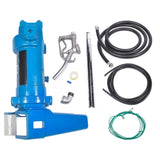 ZNTS 20GPM 12V Fuel Transfer Pump with Nozzle Kit for Transfer of Gasoline Diesel Blue 02142653