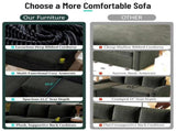 Convertible Corduroy L-shaped Sectional Bed With Storage & Cup Holder Armrest Modern Sleeper 94072464