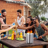 7.1*7.1*9.7in smokeless fire pit 43126159