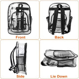 Large Clear Backpack For School Bookbag Heavy Duty Backpack Clear Backpack Heavy Duty 13673915