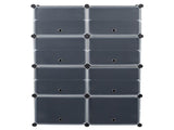 7-Tier Portable 28 Pair Shoe Rack Organizer 14 Grids Tower Shelf Storage Cabinet Stand Expandable 95502788