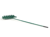 18in Lawn Aerator, Heavy Duty Rolling Aerator Lawn Tool, Manual Lawn Aerator Yard Aerator 00560930
