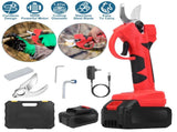 21V Electric Pruning Shears Cordless Tree Pruner Branch Cutter Gardening Scissors With 2 Pack 02411841