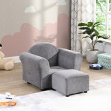 Kids Chair, Kids Upholstered Couch with ottoman W2297P264486