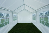 10'x20' Heavy Duty Carport Gazebo, Canopy Garage, Car Shelter with windows W465132836
