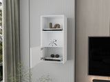 Pima Wall Cabinet in Melamine With One Door, White B128P237130