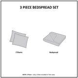 3 Piece Reversible Bedspread Set B035P148229