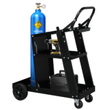 ZNTS Professional Welding Cart Plasma Cutting Machine without Drawer Black 64726766