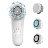 Facial Cleansing Brush, Sonic Facial Brush with 3 Brush Heads for Daily Skin Care, Rechargeable and 28752167
