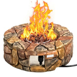 Fire Pit Table 40,000 BTU Stone Gas Fire Stove Pit for Outdoor Patio 55324364