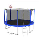 12FT Trampoline for Kids & Adults with Basketball Hoop and Ball ,Recreational Trampolines with 36061169