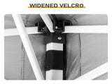 5X5FT Outdoor Canopy with 4 Sidewall White and Orange 79767615