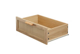 Bedroom dresser, 8 Double Dresser with rattan drawers, wood chest of drawers for kids living W1162P190402