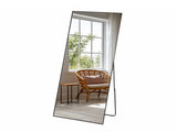 Wall Full Length Mirror, Standing Mirror Full Body with Aluminium Frame, Cloakroom Modern 89177240