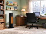 2-in-1 Portable Electric Tower Heater, Oscillating Indoor Space Heater with Remote Control & 8-Hour 96098203