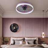 Ceiling Fans with Lights Dimmable LED Embedded installation of thin modern ceiling fans W1340120485